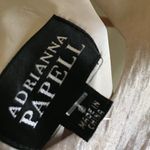 Adrianna Papell  Pleated‎ Metallic Cowlneck Dress Photo 4