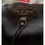 Rag and Bone  Women's Blue Joelene Embroidered Crepon Midi Dress - A47 Photo 6