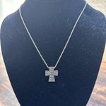 Sterling silver chain and cross necklace Photo 0