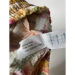 Marine layer  Women's Medium Maxi Skirt Cotton Gauze Floral Tiered Cottage Boho Photo 5