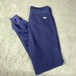 FIGS  Technical Collection Navy Blue Scrub Pants Women‎ XS Tall Elastic  Pockets Photo 1