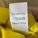 Greylin Anthropologie Valencia Lace Fit and Flare Yellow and White Cotton Dress Photo 10