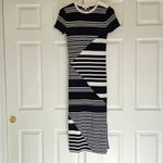 Equipment  Dewey Sweater Midi Dress Blue Stripe Womens Small Wool Photo 3