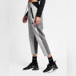 Nike Sportswear Women’s Sz Small Tech Fleece Gray/Black Crop Athletic Pants Photo 4