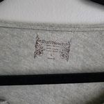 Ruff Hewn Light Gray Floral Short Sleeve Top Photo 2