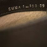 Free People  Leather Emma Cut-Out Booties Black Size Photo 9