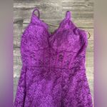 Morgan & Co. Fuchsia Lace Maxi Dress Purple Size undefined Photo 1