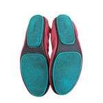 Tieks Womens Burgundy Leather Round Toe Slip On Casual Ballet Flats Size 9 Photo 2