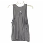 Victoria Sport Gray Open Cross Back Muscle Tank Top Size M Soft Lightweight Gym Photo 5