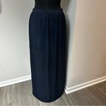 H&M Navy Sheer Maxi Skirt in Size 12 Photo 3