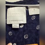 Anthropologie Romper Floral V Neck Up Lined Girly Small Photo 5