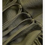 Elegant Olive Green Halter Dress New Size M Photo 2