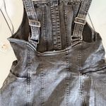 Free People Black Wash Denim Dress Size Small Photo 4