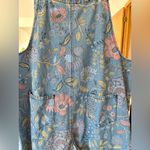 easel  Floral Baggy Oversized Overalls Photo 7