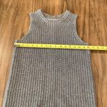 Brochu Walker  WOOL CASHMERE ADIA TUNIC sleeveless SWEATER mini DRESS Slate GRAY Photo 5