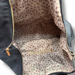 Kedzie Black Nylon Weekender Bag with Adjustable Strap & Gold Zipper Photo 3