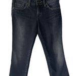 Silver Jeans Women's Size 26 Aiko Capri Dark Wash Western Jeans Blue Photo 0