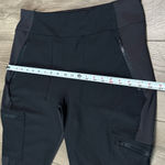 Athleta Headlands Hybrid Cargo Legging Hiking Casual Ankle Pants Black Brown 16 Photo 10