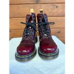 Dr. Martens  1460 Vegan Felix Rub Off boot in the cherry red Sz 7 Photo 6