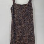 Good American  '90s Animal Print Tank Midi Dress Curvy Size 2XL 5 Brown Black NWT Photo 12
