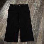 J.Crew  ‘96 Slim Wide Leg Black Jeans size 33 Photo 7