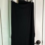 We Wore What NWT  Black Ruched Cutout Maxi Dress Jersey Knit Adjustable Straps Med Photo 4