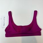 Athleta NWT Adriata Bikini Top Swim Twist Braid Ruche Fuchsia Magenta XXS Photo 5