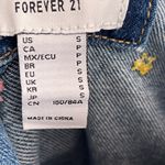 Forever 21  PLUS PREMIUM JEAN JACKET EMBROIDERED STARS RAW HEM XS Photo 7