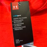 Under Armour Women's NWT Cold Gear Fleece Hoodie Size Large Neon Orange Hunting Photo 3