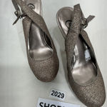 Womans Candies Caschullernulti Rose Gold Glitter Platform Pumps 8.5 M Photo 0