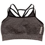 Gymshark Adapt Seamless Sports Bra Black Marl Size Small Photo 0