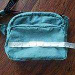 Baggu  Teal with OG Strap White Lettering Streetwear Retro Y2K Trendy Fanny Pack Photo 2