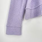 New In Womens Lilac Long Sleeve Ultra Soft Boatneck Soft Girl Sweater Medium Purple Photo 4