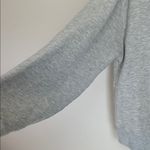 AGOLDE  Gray V Neck Sweatshirt Balloon Sleeves Pullover Size Small Photo 1
