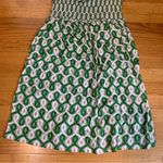 Juicy Couture  Pam Gela VCA Patricia Smocked Dress Green White Women's Large NWT Photo 1