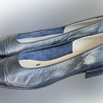 VANELi Nappa Leather Capped Toe Flat Skimmer, 1” heel, Leather Sole, Navy 6.5 S Photo 3