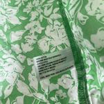 Universal Threads Universal Thread Green & White Floral Cotton Cropped Top Summer Large New Photo 10