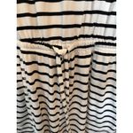 Amazon Romper Sleeveless black and white horizontal stripe with pockets size XL Photo 4