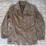 wilson's leather  Light Tan Suede Leather Single Breasted Jacket Western - Large Photo 0
