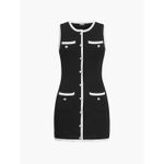 Multi Pocket Button‎ Sleeveless Short Sweater Dress Size M Photo 3