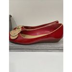 Franco Sarto Oswego red liquid patent Leather And Beige 9W Photo 6