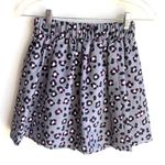 Kate Spade Cyber Cheetah Box Pleated Blue Smoke Mini Skirt Size 00 NWT Photo 5