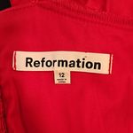 Reformation ππ Rachelle Dress ~ Cherry Red 12 NWT Photo 12