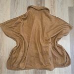 Free People  Tan Short Sleeve Poncho - One Size Photo 2