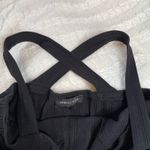 Kendall + Kylie KENDALL‎ AND KYLIE Black Ribbed Extra Small Mini Dress Cross Back Photo 2
