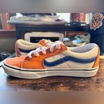 Vans  Sk8-Low Reissue SF – Orange/Blue/White – Men’s 7.5 / Women’s 9 Photo 4