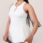 Athleta S Break Point Dress Small Pacific White Photo 5