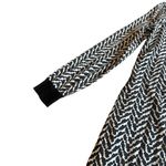Armani Exchange AE Black White Shift Dress Long Sleeve Soft Size XS Women's Photo 2