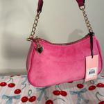 Juicy Couture Hot Pink Love Velour Heritage Shoulder Bag NWT! Photo 3