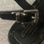 Coach Piccadilly Black Jelly Sandals 6B Quiet Luxury Heritage Slow Fashion Prep Photo 7